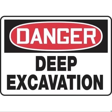 Accuform OSHA DANGER SAFETY SIGN DEEP MCRT103XT MCRT103XT